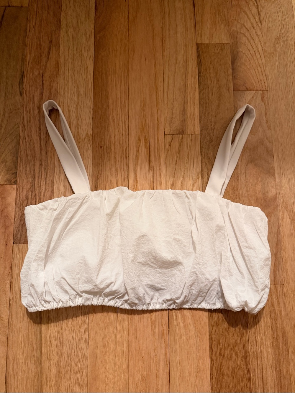Daily Drills White Bubble Bra